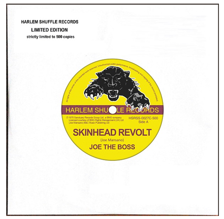 JOE THE BOSS : SKINHEAD REVOLT / THE THIEF (7”)