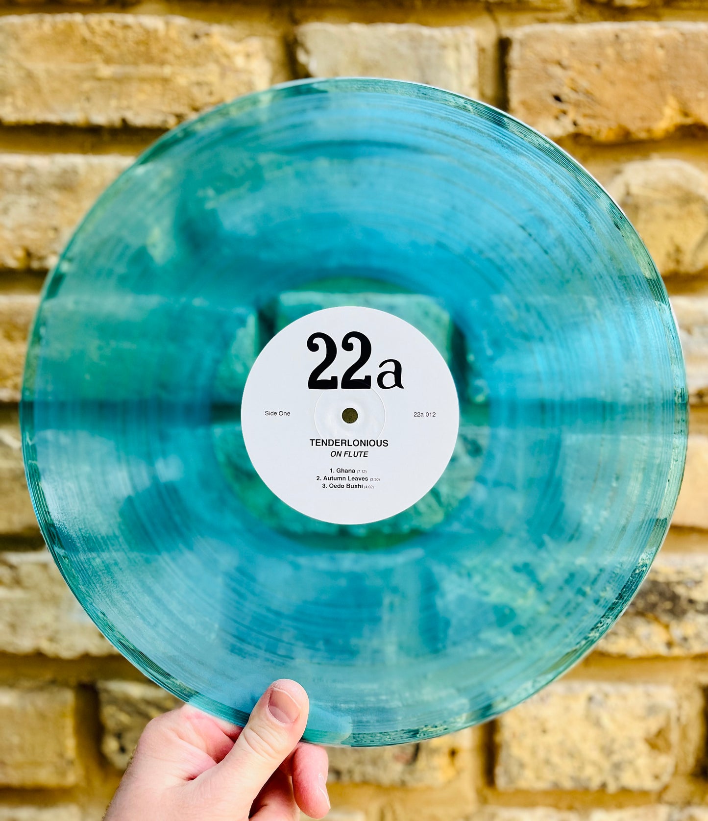 TENDERLONIOUS - ON FLUTE (Blue Curacao Transparent Vinyl)