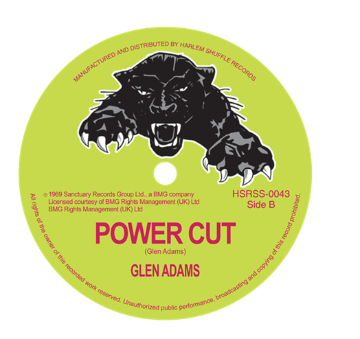 THE REGGAE BOYS: BA BA / GLEN ADAMS: POWER CUT (7”)