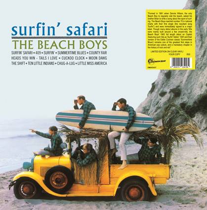 The Beach Boys - Surfin' Safari [Clear Vinyl]