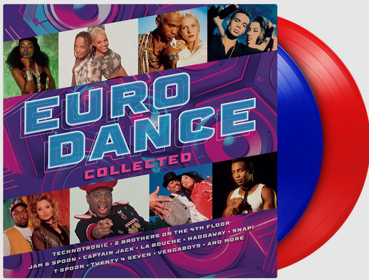 Various Artists - Eurodance Collected (2LP Blue & Red Coloured)