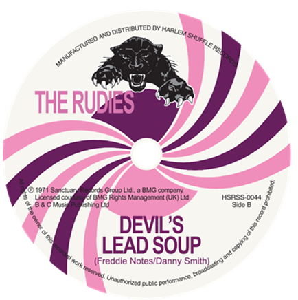 THE RUDIES: MY SWEET LORD / DEVIL’S LEAD SOUP (7”)