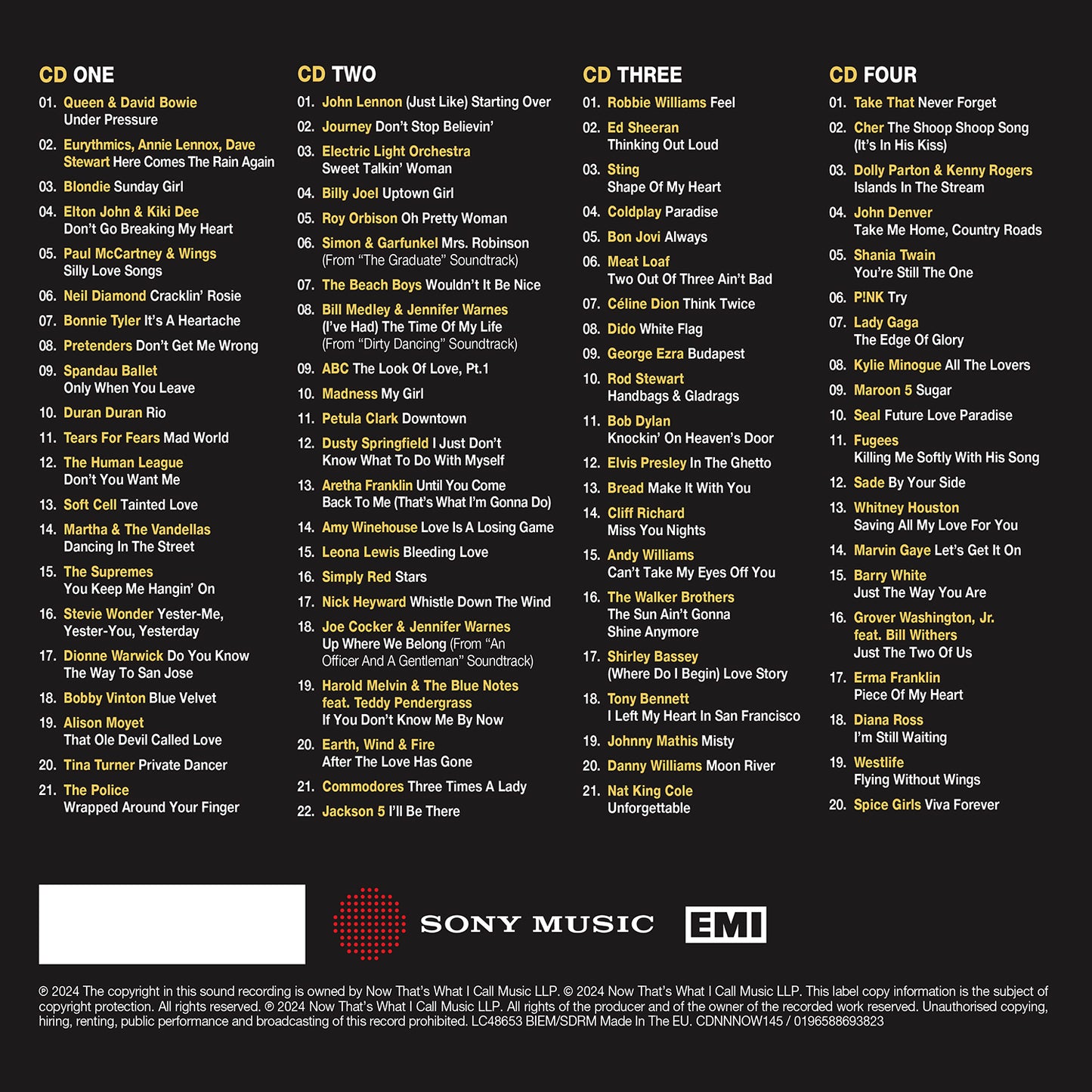 Vaious Artists - NOW That’s What I Call Unforgettable [4CD]