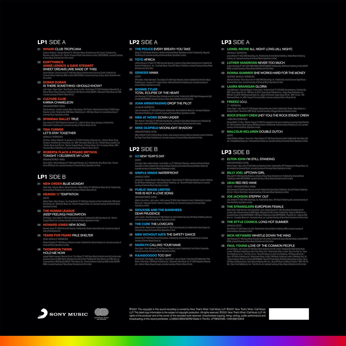 Various Artists - NOW - Yearbook 1983 [3LP]