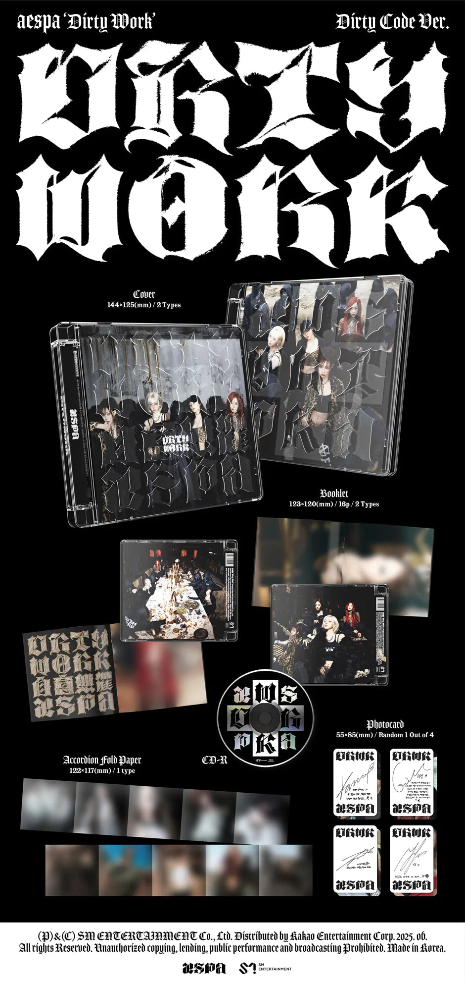 aespa - Dirty Work [Dirty Code Version] [CD]