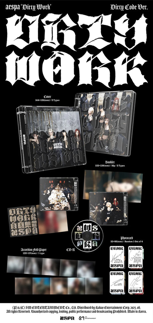 aespa - Dirty Work [Dirty Code Version] [CD]
