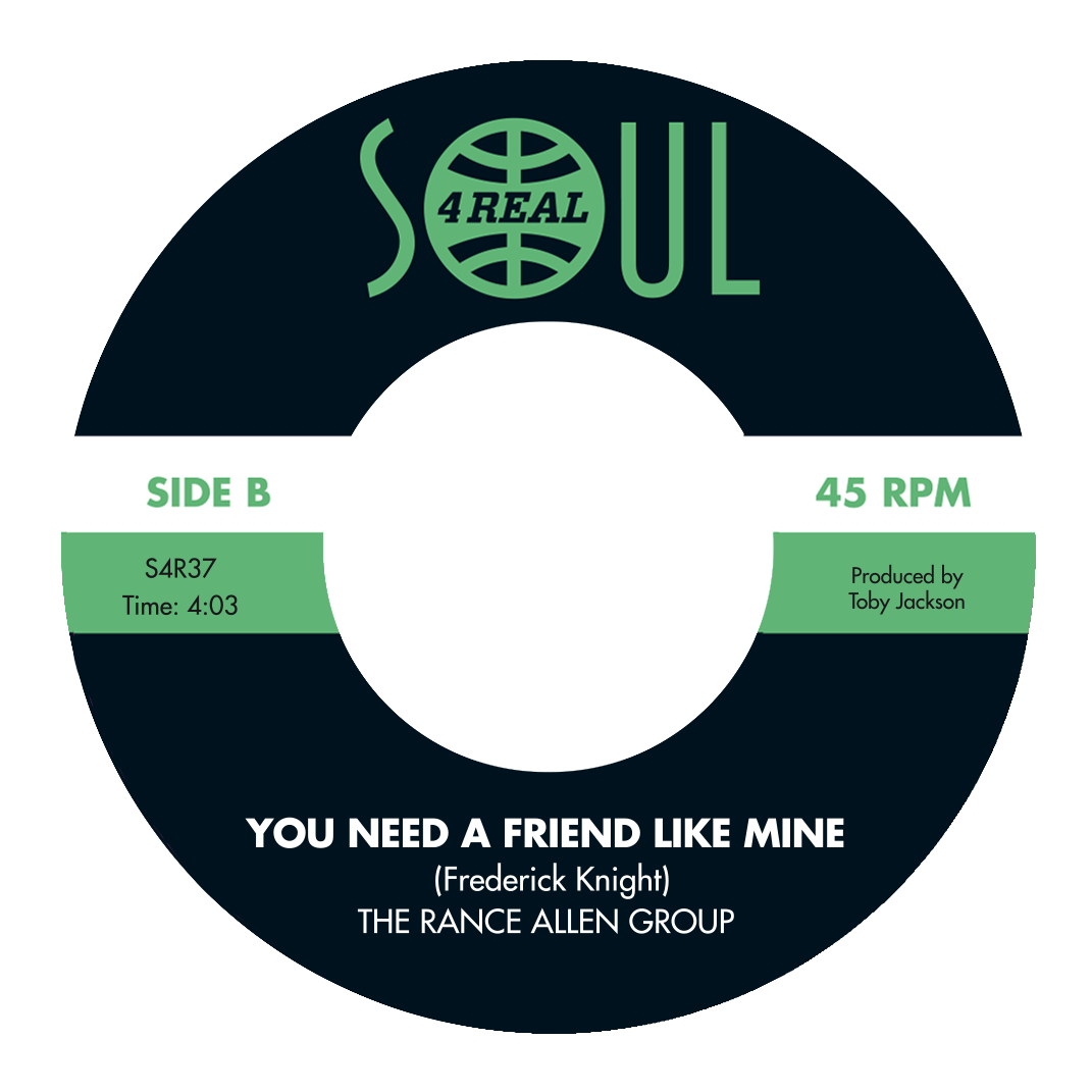 RANCE ALLEN GROUP - Everybody's Talking / You Need A Friend Like Mine [7" Vinyl]