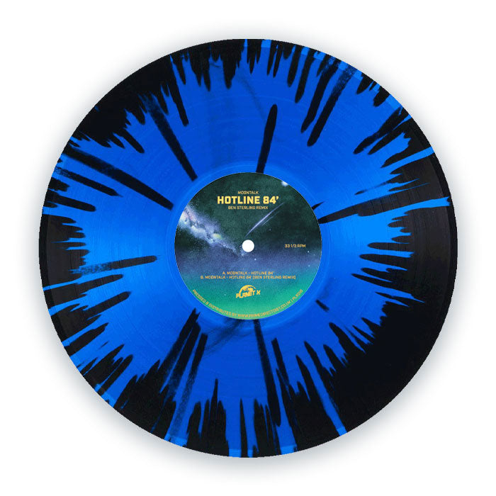 Moontalk - Hotline 84’ [Black & Blue Splatter Effect Vinyl]