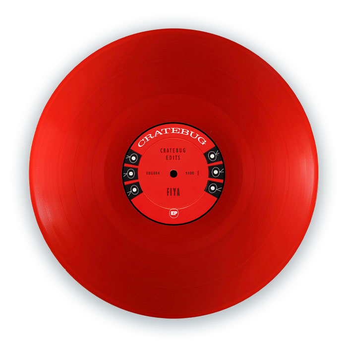 Cratebug - Cratebug Edits [Red Vinyl]