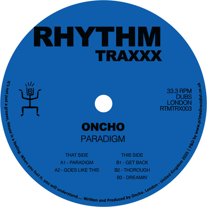 Oncho - Paradigm [White, Blue & Yellow Splatter Effect Vinyl]