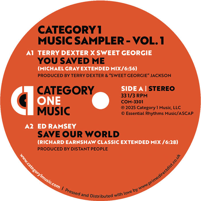 Terry Dexter / Ed Ramsey / Shawn Christopher / Lee Wilson - Category 1 Music Sampler - Vol. 1