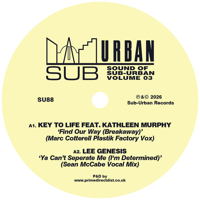 Key To Life / Kathleen Murphy / Marc Cotterell / Lee Genesis / Sean McCabe / Next Phase & Helen Bruner & Terry Jones / Grant Nelson / Deep Zone / Ceybil Jefferies / Deepzone - The Sound Of Sub-Urban Volume 3