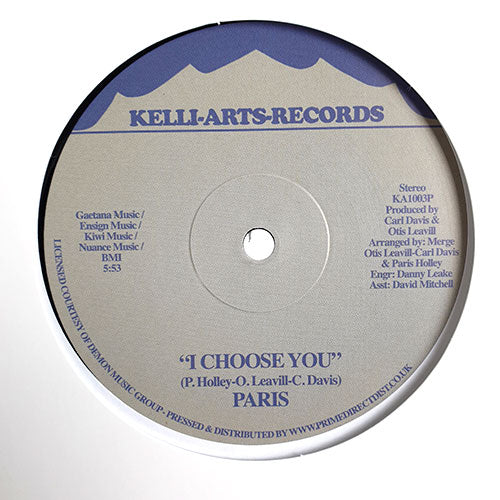 Paris - I Choose You / Punkin' Funkin'