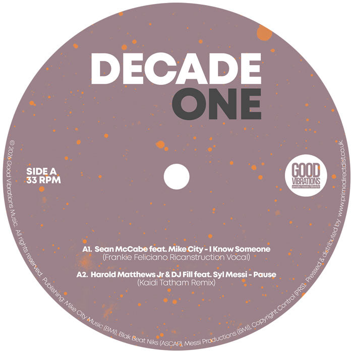 Sean McCabe / Mike City / Frankie Feliciano / Harold Matthews Jr / DJ Fill / Syl Messi / Kaidi Tatham / Dawn Williams / Lem Springsteen / Symone / The Matsiko World Orphan Choir / Black Sonix / Mr V / Hannah Khemoh - Decade One (Compiled by Sean McCabe)