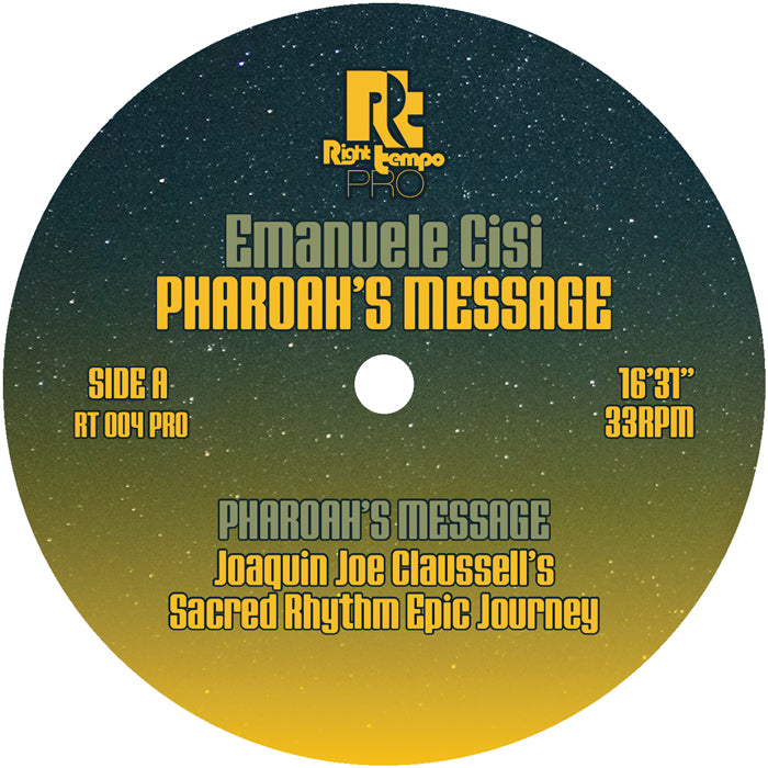 Emanuele Cisi Pharoah’s Message – Joe Claussell Sacred Rhythm Remixes