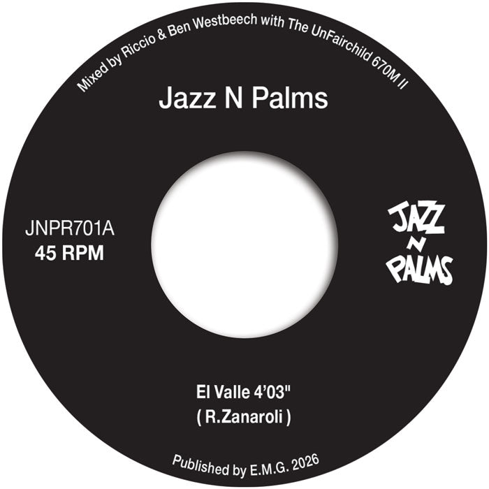 JAZZ N PALMS - El Valle / La Costa [7" Vinyl]