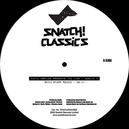 David Morales Presents The Face / FPI Project - Needin U / Rich In Paradise (Going Back To My Roots)