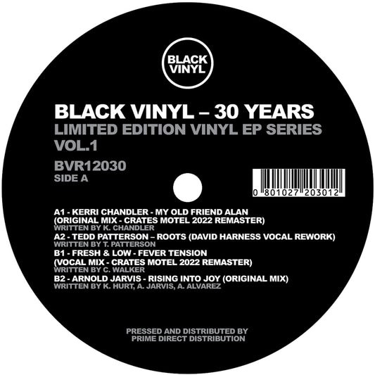 Kerri Chandler / Tedd Patterson / Fresh & Low / Arnold Jarvis - Black Vinyl 30 Years