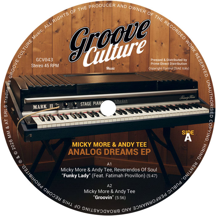 Micky More & Andy Tee - Analog Dreams EP