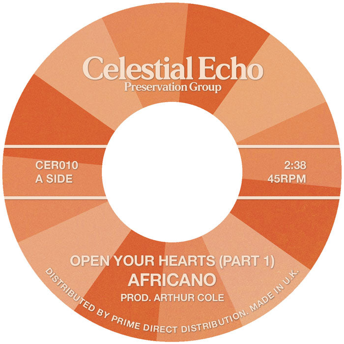 Africano - Open Your Hearts (Parts 1 & 2) [7" Vinyl]
