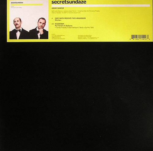 Various Artists - Giles Smith & James Priestley Present Secretsundaze Vol 1 Album Sampler