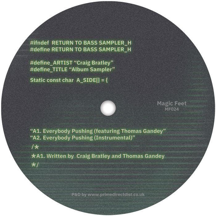Craig Bratley - Return To Bass Album Sampler