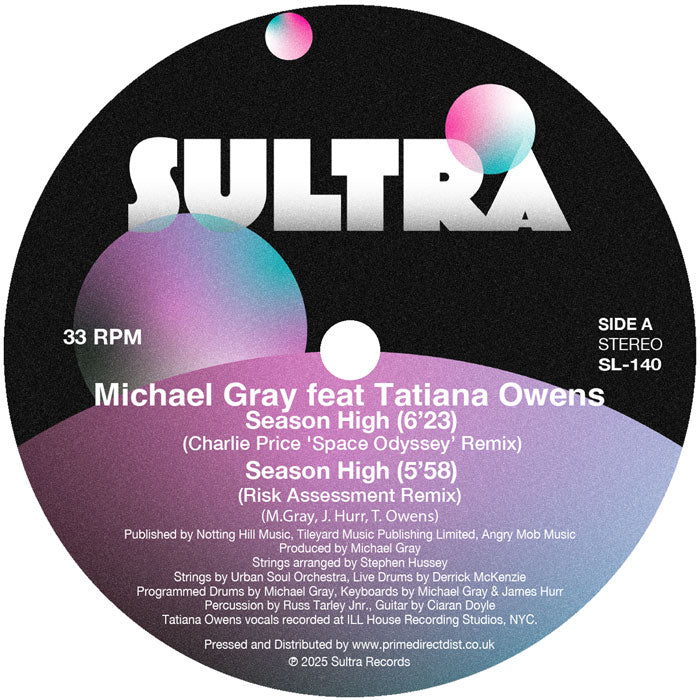 Michael Gray Featuring Tatiana Owens / Antonello Ferrari Feat Sulene Fleming - Season High / Music of Life - Remixes