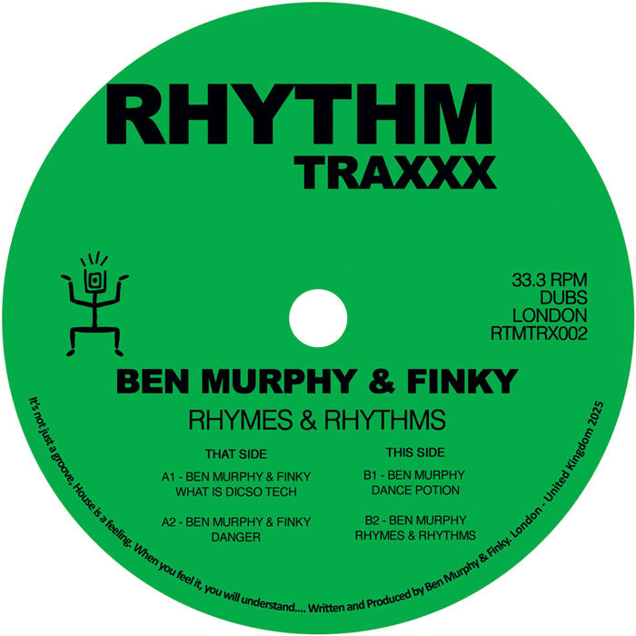 Ben Murphy & Finky - Rhymes & Rhythms [White, Red, Green Splatter Effect Vinyl]