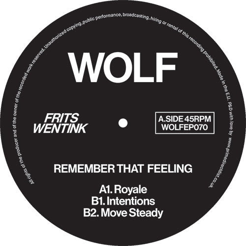 Frits Wentink - Remember that Feeling