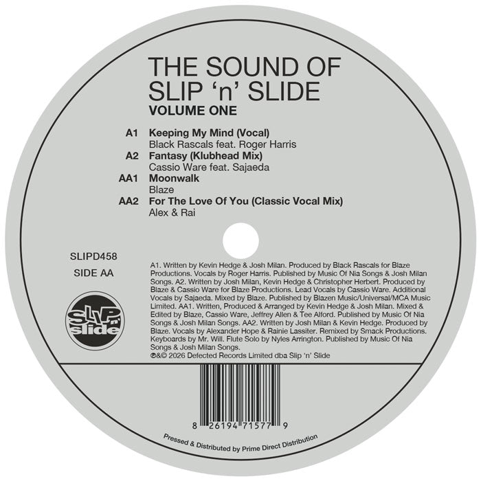 Black Rascals featuring Roger Harris / Cassio Ware / Blaze / Alex & Rai - The Sound Of Slip 'n' Slide, Vol. 1