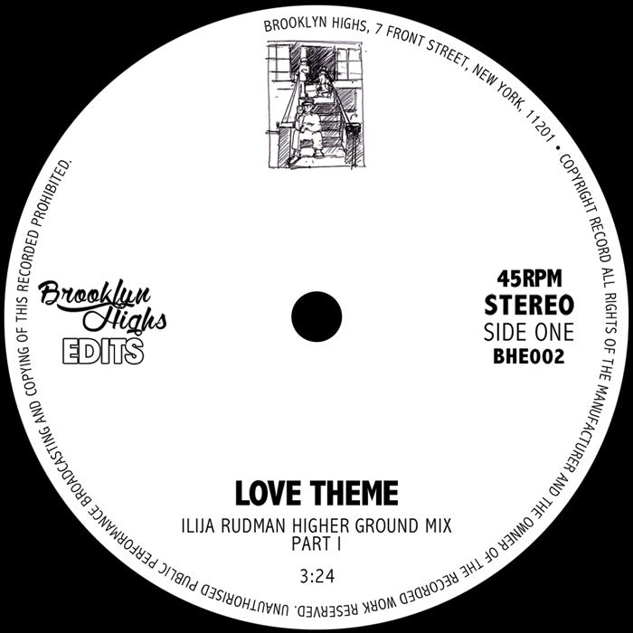 ISAAC - Love Theme - Ilija Rudman - Higher Ground Mixes [7" Vinyl]