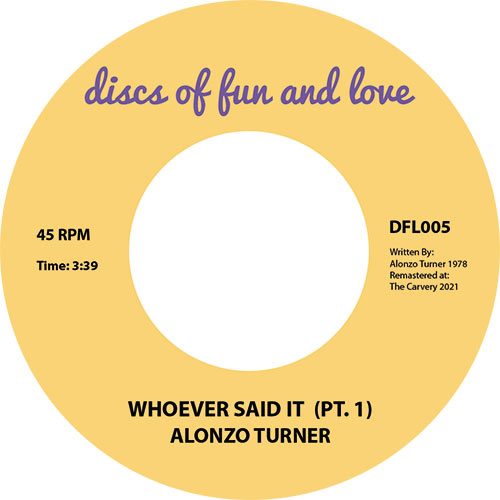 Alonzo Turner - Whoever Said It