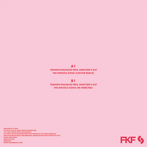 Frankie Knuckles Pres. Director's Cut - The Whistle Song (Cinthie Remix) [Pink Vinyl]