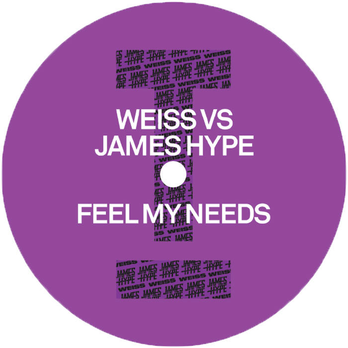 Weiss Vs James - Hype Feel My Needs [White Purple & Black Splatter Effect Vinyl]