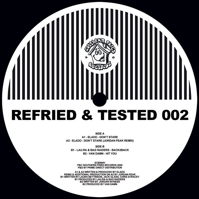 Elado / lau.ra & Bag Raiders / Van Damn - Refried & Tested 002