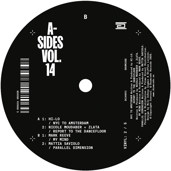 HI-LO / Nicole Moudaber / ZLATA / Mark Reeve / Mattia Saviolo - A-Sides Vol. 14 V2