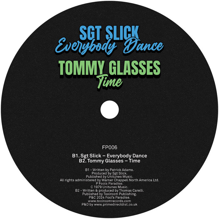 Jay Vegas, Tenacious, Sgt Slick and Tommy Glasses - Fool's Paradise Sampler Vol. 5