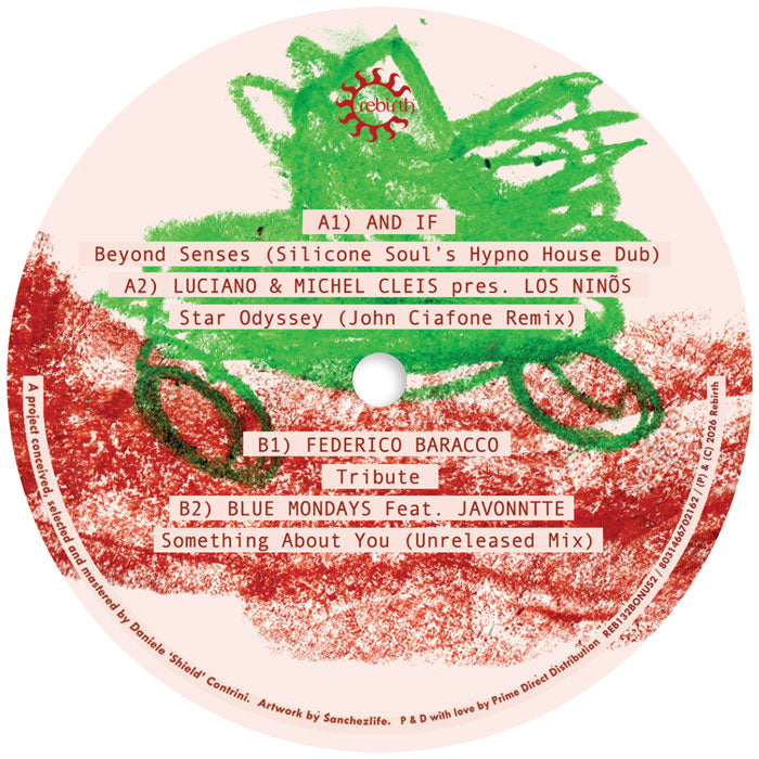 And If / Luciano & Michel Cleis pres. Los Ninos / Federico Baracco / Blue Mondays Feat. Javonntte - Rebirth 20 – Bonus Due