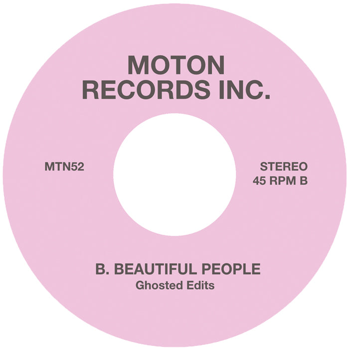 Moton Records Inc - Ghosted Edits Vol 2 [7" Vinyl]
