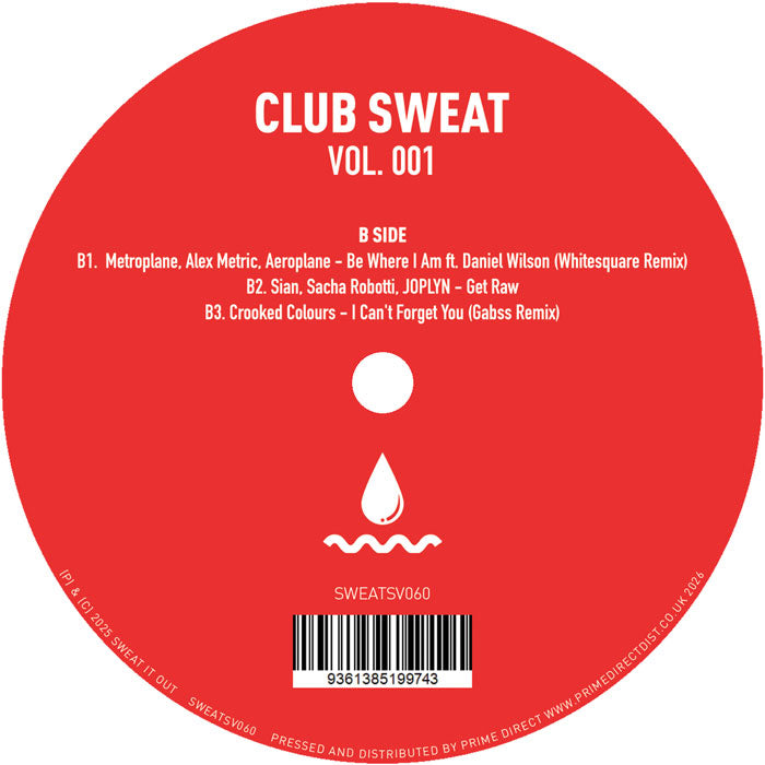Watermät / James Mac / Mousse T. / Wanklemut / Francesco Yates / Don Diablo / Tseba Metroplane / Alex Metric / Aeroplane / Daniel Wilson / Sian / Sacha Robotti / JOPLYN / Crooked Colours - Club Sweat Vol. 1