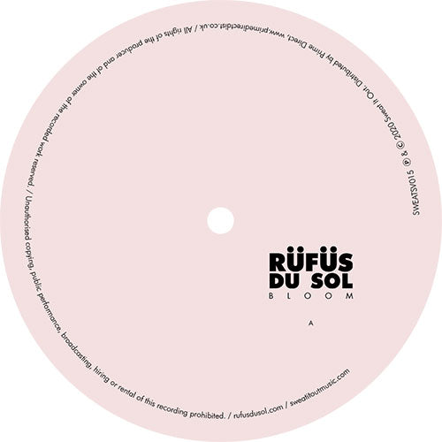 RÜFÜS DU SOL - Bloom LTD Edition PINK/WHITE HALF/HALF VINYL)