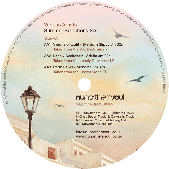 BJ Smith / Sasha Foam / Roots Artefact / Visions of Light / Lonely Deckchair / Perth Lewis - Summer Selections Six