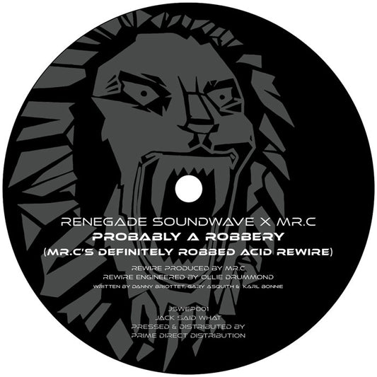 Renegade Soundwave / Carl Cox / Mr.C - The Phantom (Carl Cox Rewire) / Probably A Robbery (Mr.C Rewire)