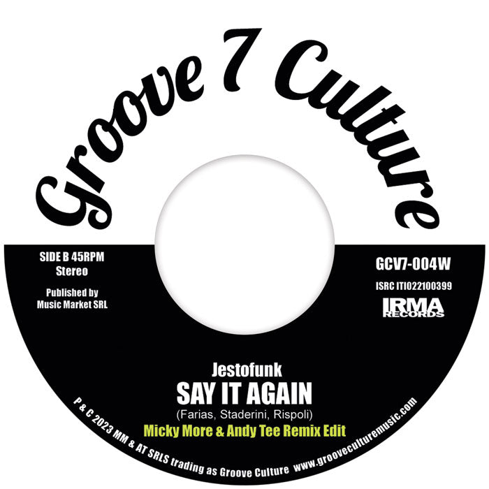 Double Dee / Jestofunk - Found Love / Say It Again - Remixes [7" White Vinyl]