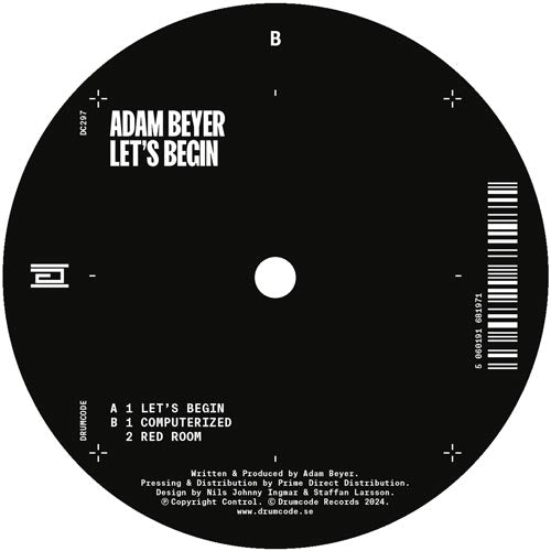Adam Beyer - Let’s Begin
