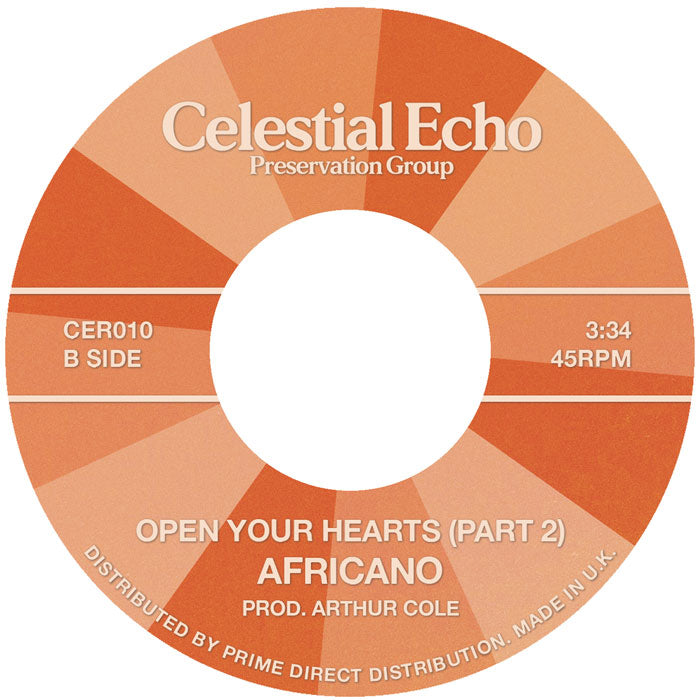 Africano - Open Your Hearts (Parts 1 & 2) [7" Vinyl]