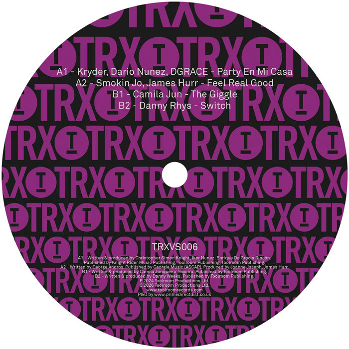 Kryder / Dario Nunez / DGRACE / Smokin Jo / James Hurr / Camila Jun / Danny Rhys - Toolroom Trax Sampler Vol. 6