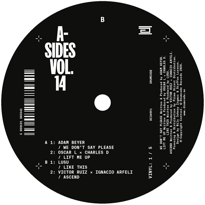 Adam Beyer / Oscar L & Charles D / LUSU / Victor Ruiz & Ignacio Arfeli - A-Sides Vol. 14 V1