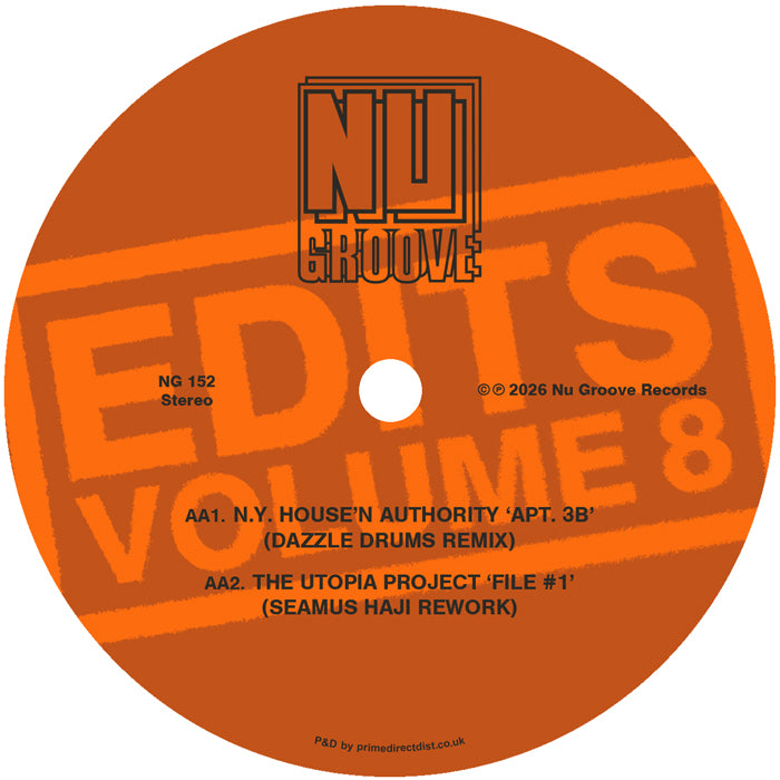 N.Y. House’n Authority / Dj Steaw / The Sound Vandals / Steve Mac / Dazzle Drums / The Utopia Project / Seamus Haji - Nu Groove Edits, Vol. 8