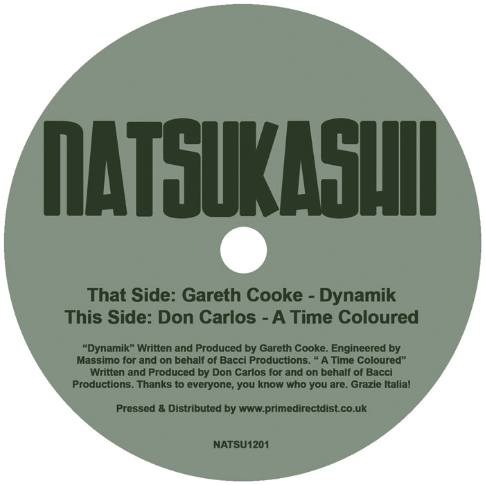 Gareth Cooke / Don Carlos - Dynamik / A Room Coloured